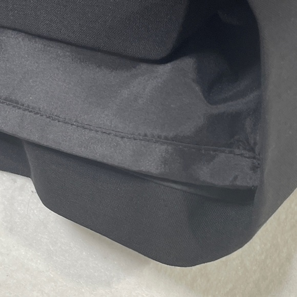 Banana Republic Virgin Wool Italian Fabric Black Cap Sleeve Sheath Dress Size 6 - Picture 4 of 9